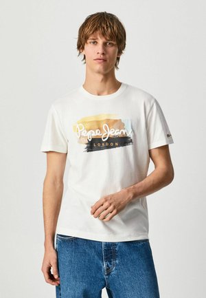 AEGIR - Camiseta estampada - white