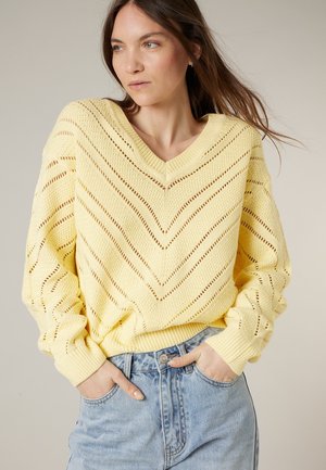 DEELUXE, SIMAKO - Pullover - hellgelb