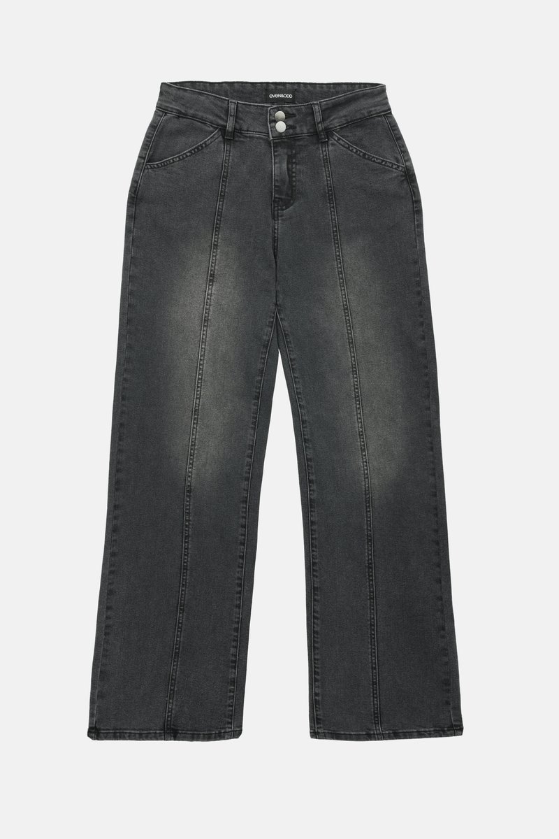 Even&Odd Tall Bootcut jeans grijs denim/greydenim