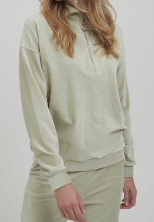 Sweatshirt - grey denim