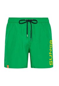 Sun68 MACRO LOGO - Shorts da mare - verde