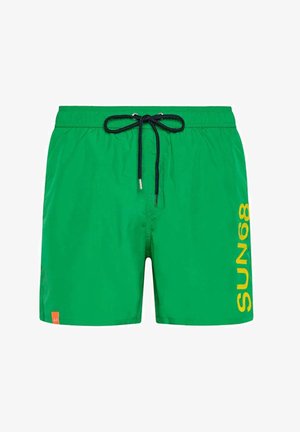Sun68 MACRO LOGO - Shorts da mare - verde