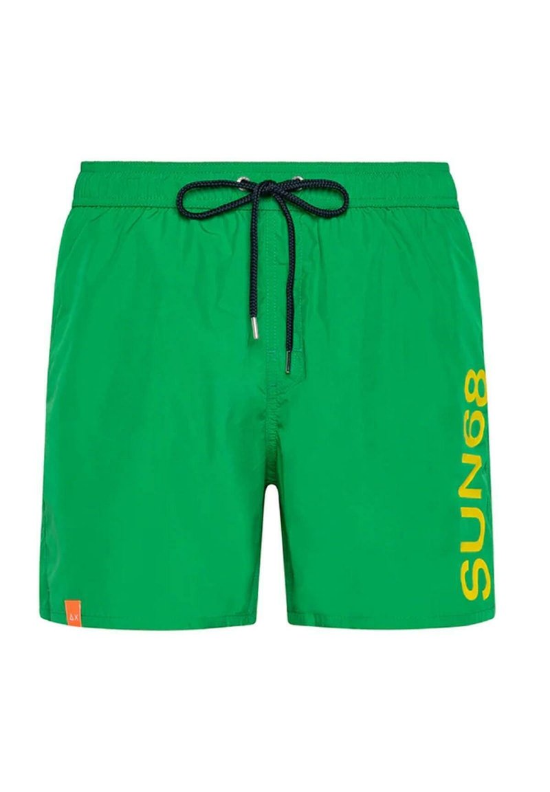 Sun68 MACRO LOGO - Shorts da mare - verde