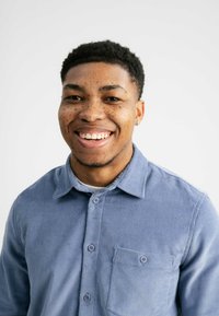 MELA NIMIT - Overhemd - taubenblau