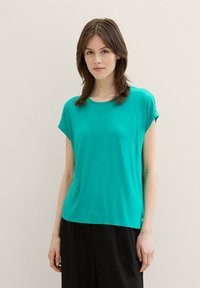 TOM TAILOR DENIM FLUENT TEE - T-Shirt basic - bright green