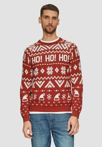 s.Oliver CHRISTMAS - Strickpullover - chilirot