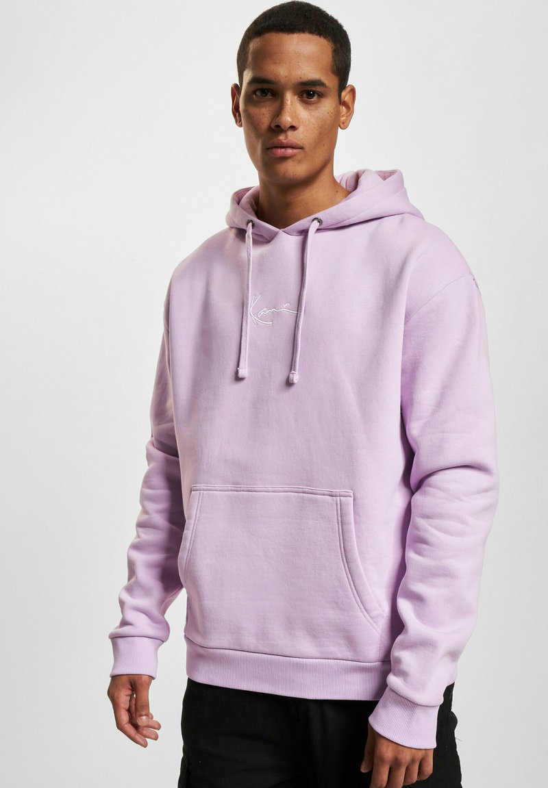 Karl Kani SMALL SIGNATURE ESSENTIAL - Felpa con cappuccio - lilac