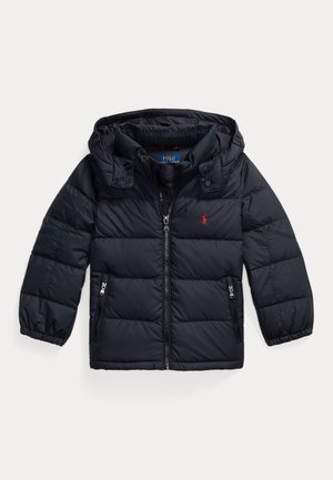 Polo Ralph Lauren RIPSTOP DOWN HOODED JACKET - Bunda z prachového peří - black