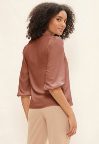 Friends Like These REGULAR FIT-BOW FRONT 3/4 SLEEVE - Blúz - pink