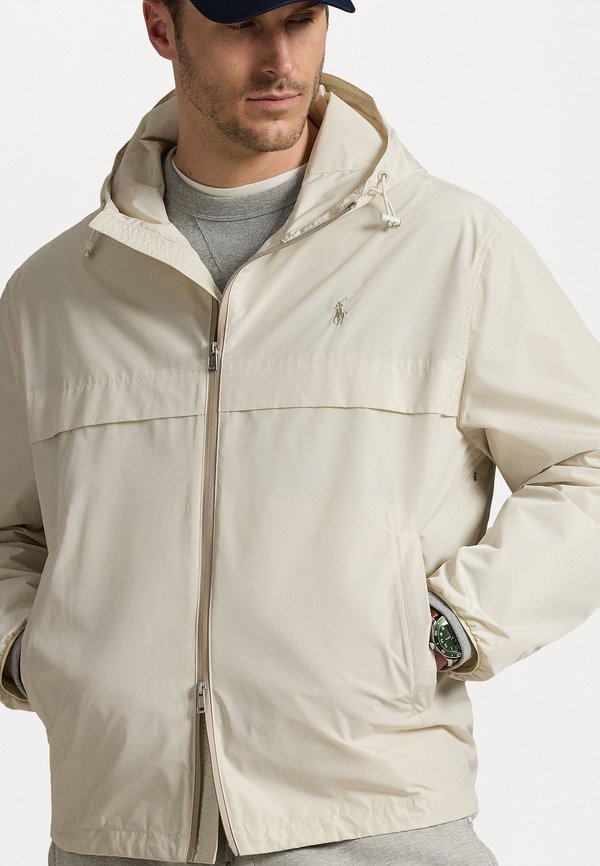 FULL-ZIP HOODED JACKET - Windbreaker - new stone3