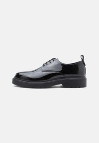 LEATHER - Stringate - black