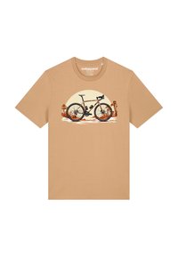 watapparel T-shirt print - latte