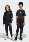 Z.N.E. TAPERED-LEG KIDS - Pantaloni sportivi - black   white