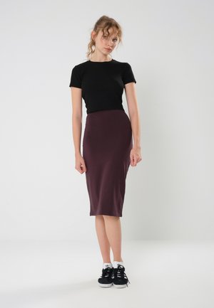 PIECES Pckylie MW Midi Gonna Donna, Design Moderno, Vestibilità Regolare, Marca Danese