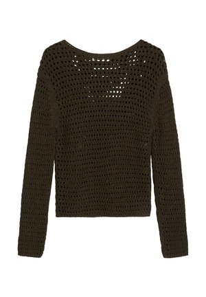 Marc O'Polo, PULLOVER, LONGSLEEVE, BOAT-NECK - Striktrøje - dark green