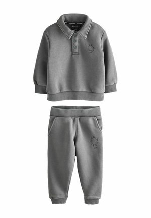 REGULAR FIT-TIERRA AND JOGGERS SET - Pantalones deportivos - charcoal grey