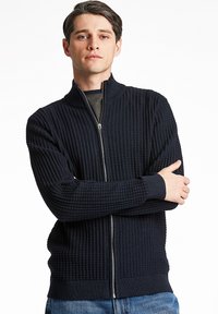 Lindbergh STRUCTURE  - Cardigan - navy mel