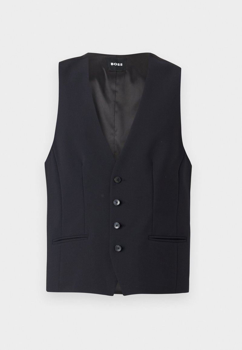 Boss Gilet donkerblauw