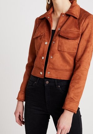 Kunstlederjacke - tan