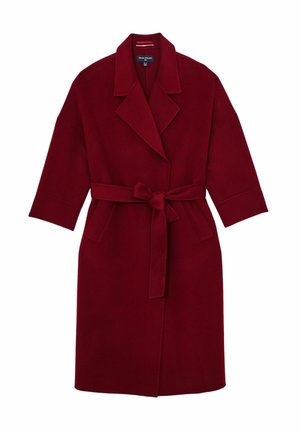 REGULAR FIT - ATELIER RENATO BLINDSEAM BELTED - Klassikaline mantel - red