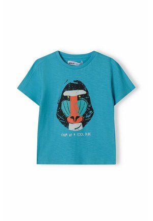 MINOTI PRINTED SHORT SLEEVE  - Apdrukāts T-krekls - turquoise