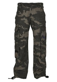 PURE VINTAGE - Cargobukser - darkcamo