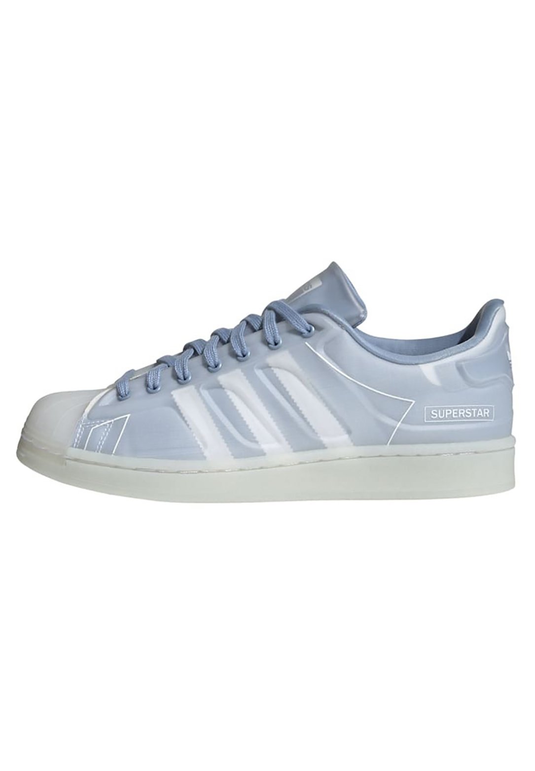 adidas originals superstar trainers in grey leather