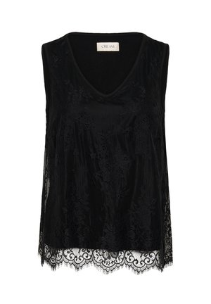Cream, CRMIRA LACE - Top - pitch black