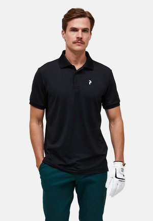 Peak Performance M VESPAR POLO - Poloshirts - black