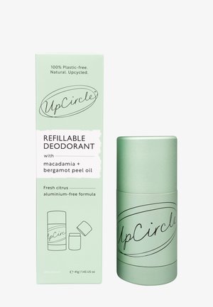 UpCircle REFILLABLE DEODORANT WITH MACADAMIA + BERGAMOT - 1 CASE + 1 REFILL - Deodorant