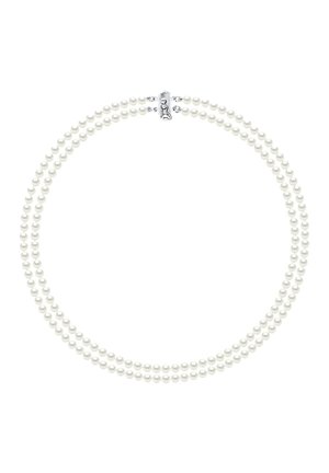 SERENADE NECKLACE CULTURED PEARL 4-5 MM FINE SILVER 925/1000 AAA+ - Collier - blanc nacré