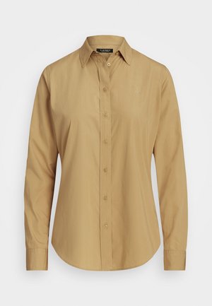 Lauren Ralph Lauren Featherweight Cotton Shirt - Skjortebluse - camel