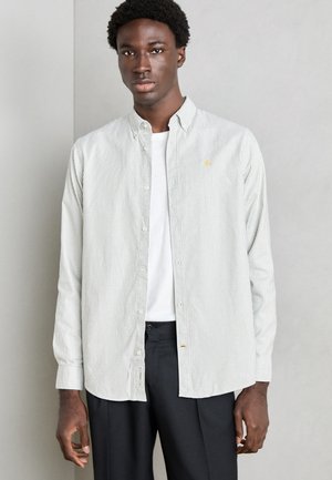 Scotch & Soda ESSENTIAL OXFORD STRIPE SHIRT - Риза - khaki / white