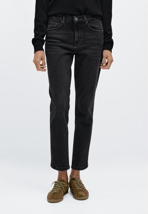 MID-RISE  - Jeans Slim Fit - black