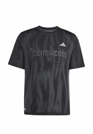 adidas Performance, ADIDAS PERFORMANCE TECH APPAREL SEAMLESS T-SHIRT - T-shirt de sport - black   grey four