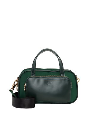 EMOTICON - Käsilaukku - dark green plain