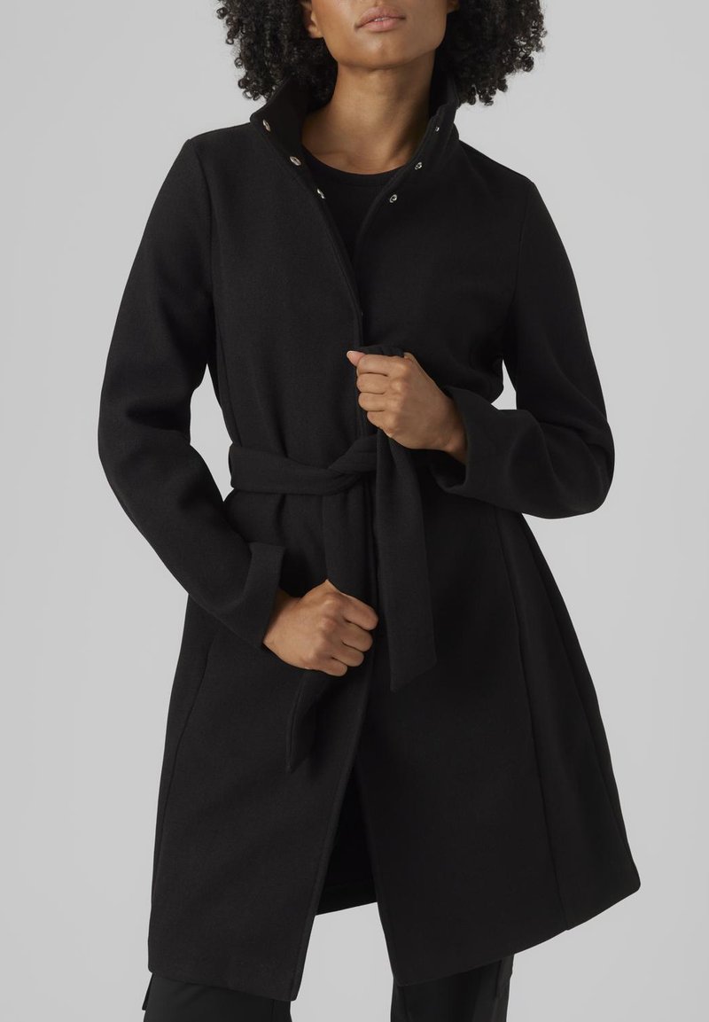 Vero Moda VMPOPALLY COAT - Klasikinis paltas - black