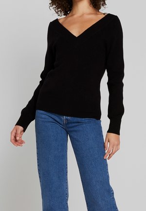 Chaqueta de punto - black