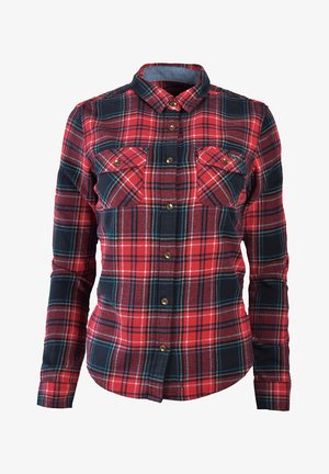 Button-down blouse - kilburn check red