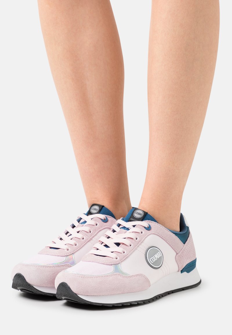 Colmar Originals TRAVIS - Sapatilhas - blush pink/petrol blue