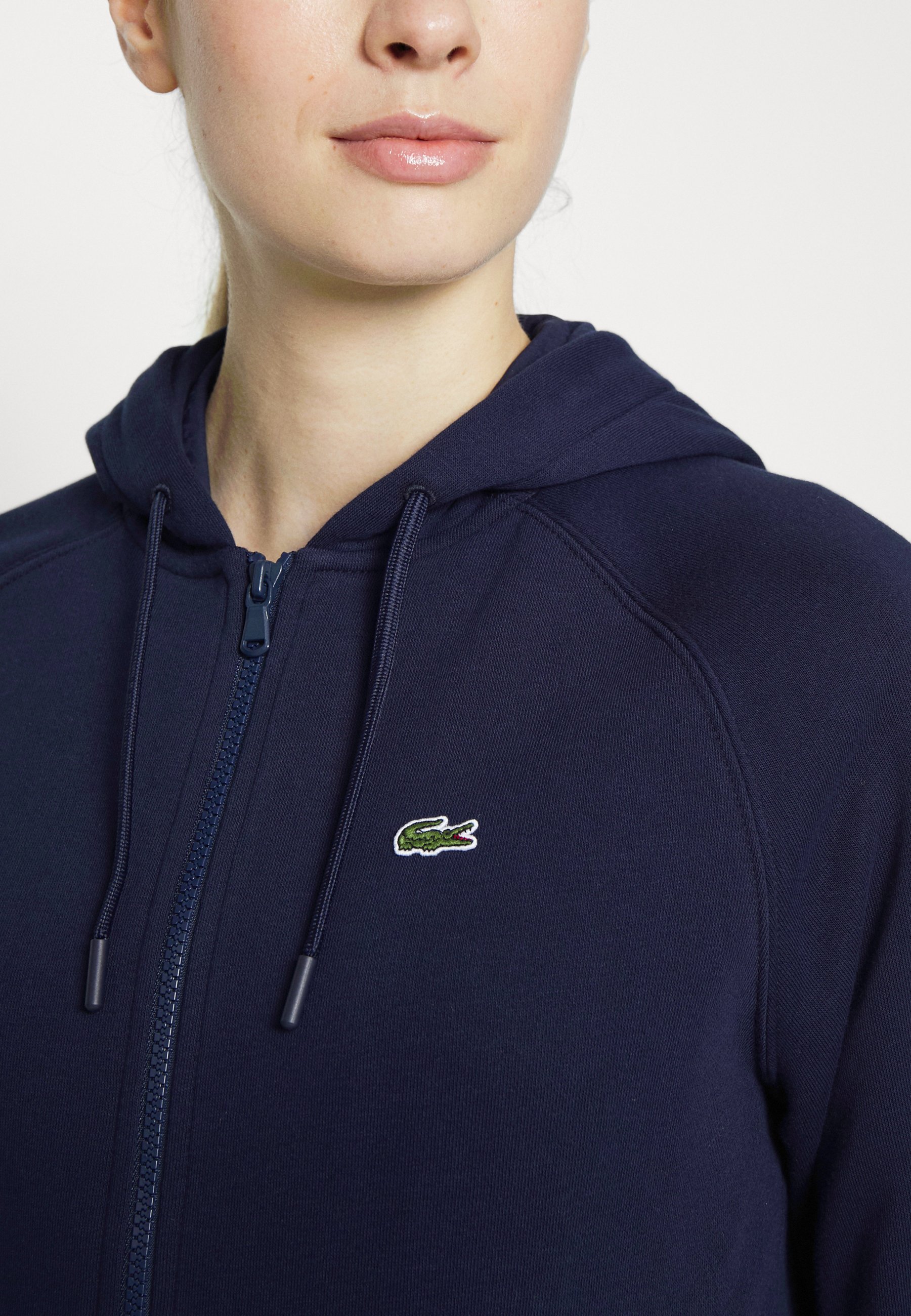 lacoste funnel neck jacket