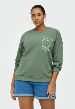 ONLY Carmakoma CARSMILE  - Sweatshirt - laurel wreath