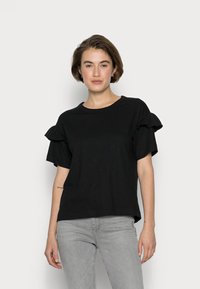 Selected Femme - SLFRYLIE FLORENCE TEE - T-shirts print - black Miniaturebillede 1