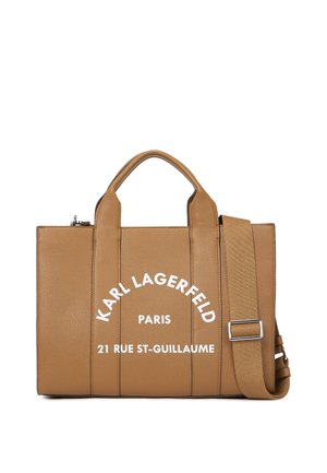 PEBBLE SQUARE TOTE - Sac à main - caramel