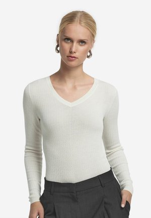 Långärmad tröja - weiß - white