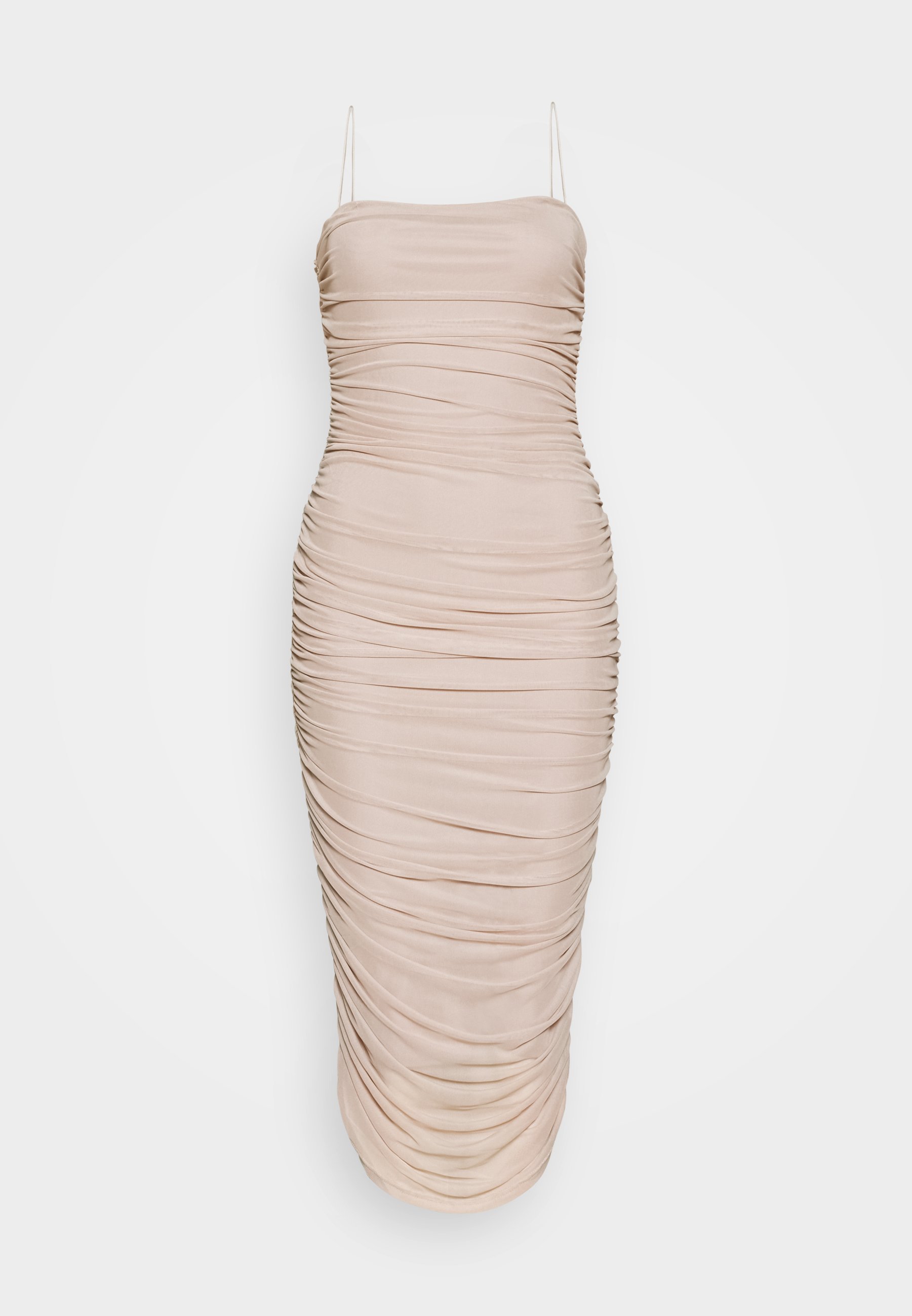 Na Kd Midi Dress Cocktailkleid Festliches Kleid Beige Zalando De 