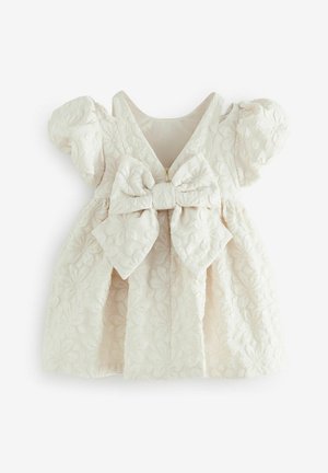 Baker by Ted Baker REGULAR FIT - TEXTURED CLOQUE BOW BACK  - Kokteilinė suknelė / vakarėlių suknelė - cream