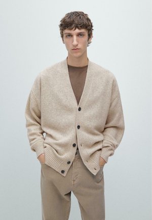 V-NECK 01125233 - Cardigan - beige