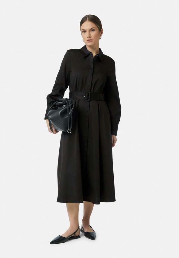 Blusenkleid - schwarz