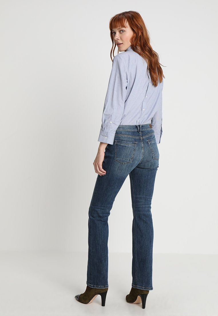 Esprit Jeans bootcut blue dark wash Zalando.no Esprit Jeans bootcut - blue dark wash